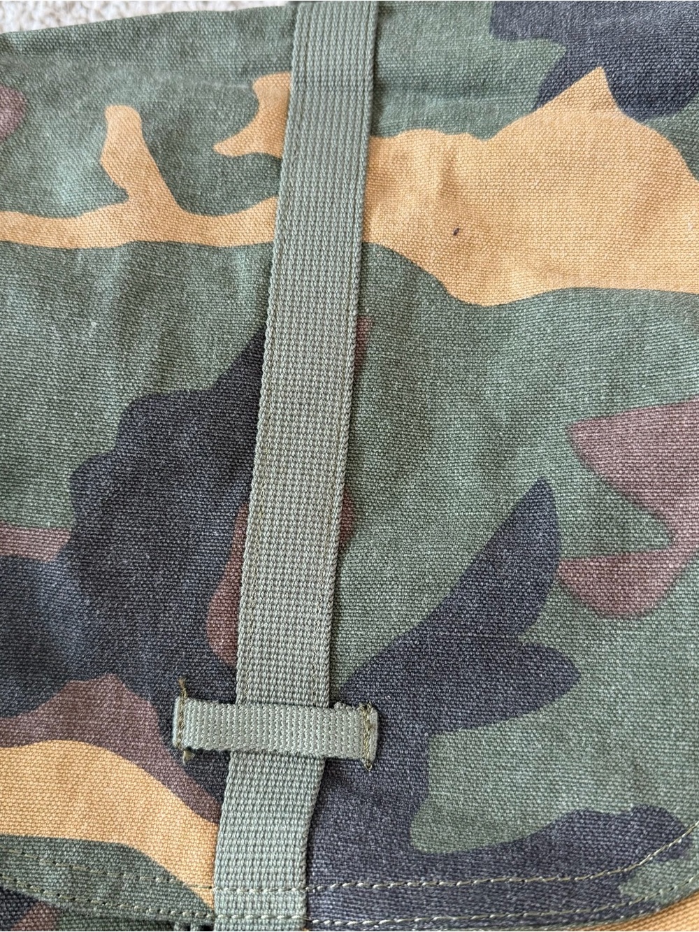 Herschel Supply Company Camo Canvas Backpack in Green & Brown - Picture 6 of 10